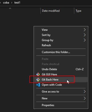 Membuat Repositori Lokal