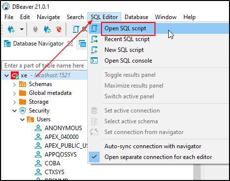 SQL Editor