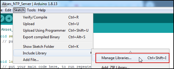 Manage Libraries