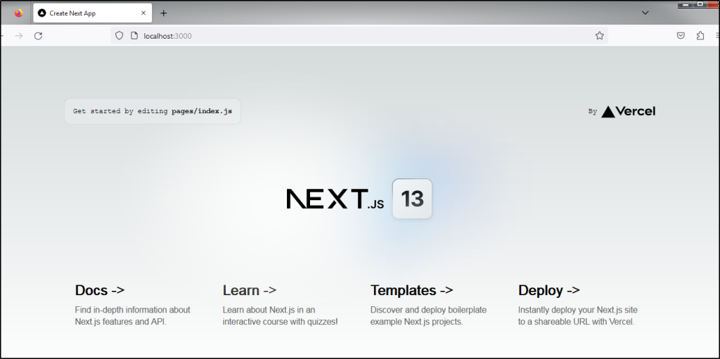 Next.js aplikasi
